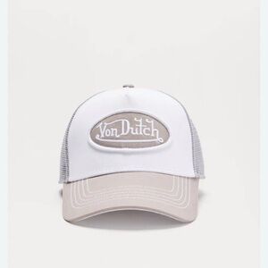 Unisex Von Dutch Classic White and grey Trucker Hat
